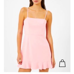 EUC French Connection Ruffle Hem Dress, size 8